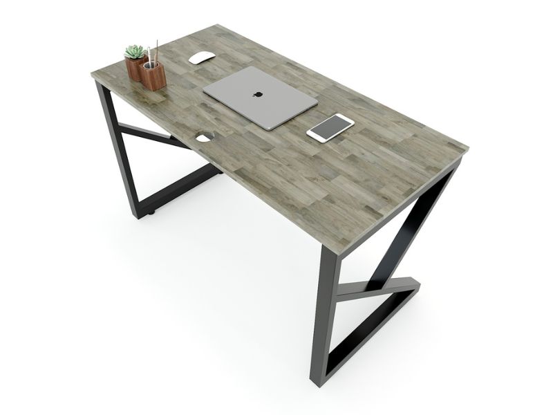 bàn làm việc chân sắt- 1