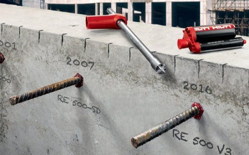 Cách thi công bulong hóa chất đơn giản nhất