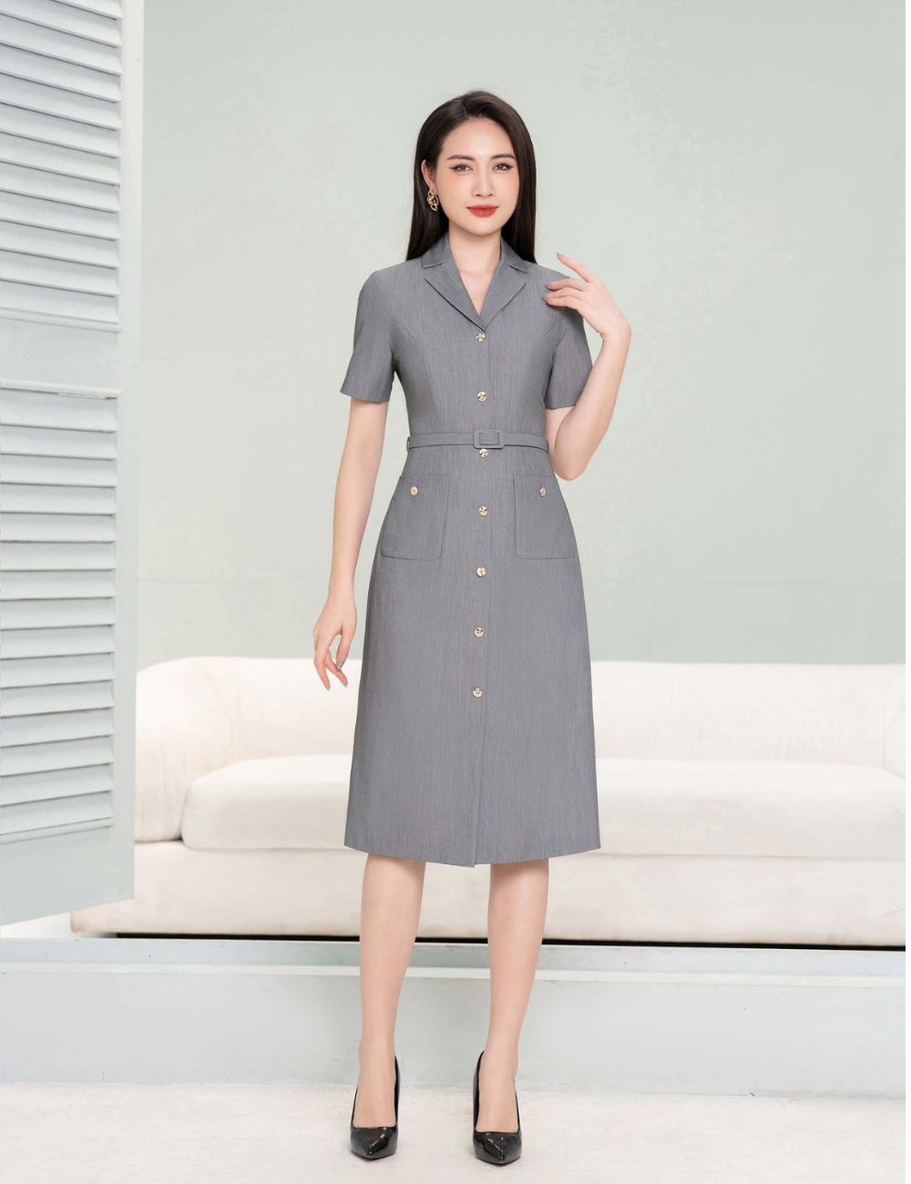 giới thiệu về đầm liền thân công sở