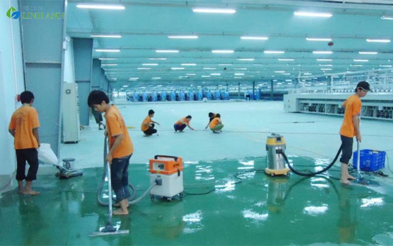 vệ sinh sau xây dựng