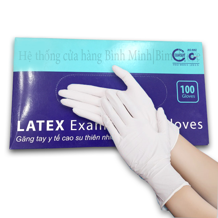 Găng tay latex có bột là gì