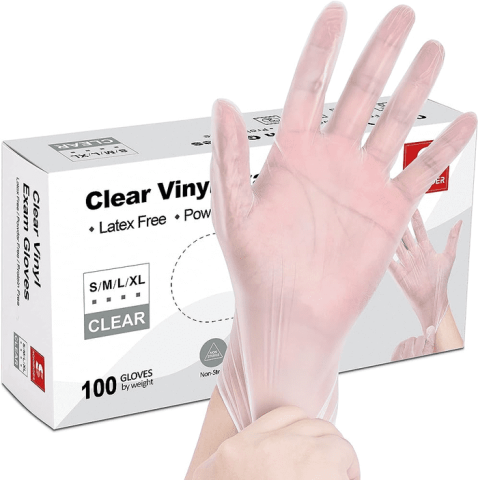 găng tay nitrile trắng đẹp 