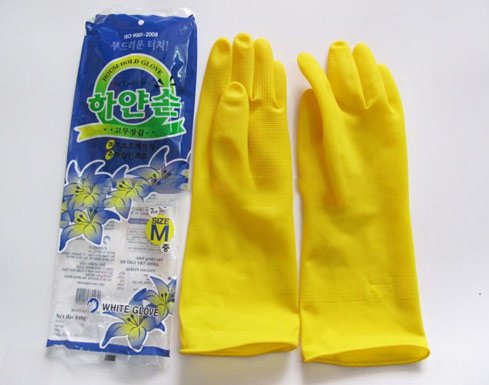 Công dụng của găng tay cao su vàng 
