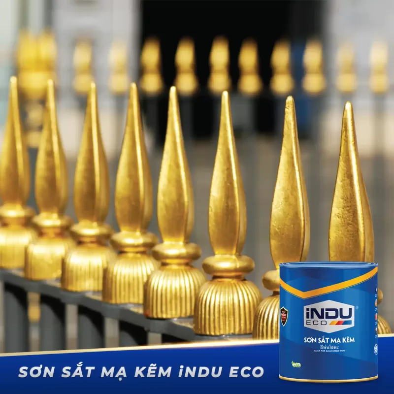 sơn sắt mạ kẽm indu