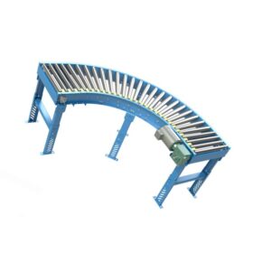 Băng tải con lăn cong – Giải pháp vận chuyển linh hoạt và tiết kiệm diện tích