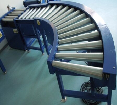 Các loại băng tải con lăn cong phổ biến