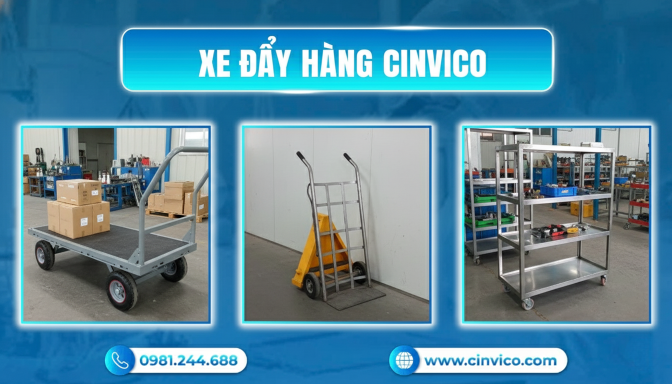 Xe đẩy hàng gấp gọn