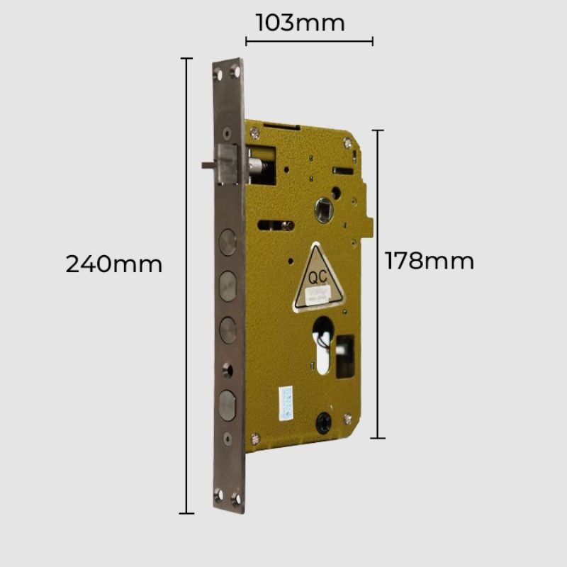 Lõi khóa tiêu chuẩn cấp C chống cạy, phá