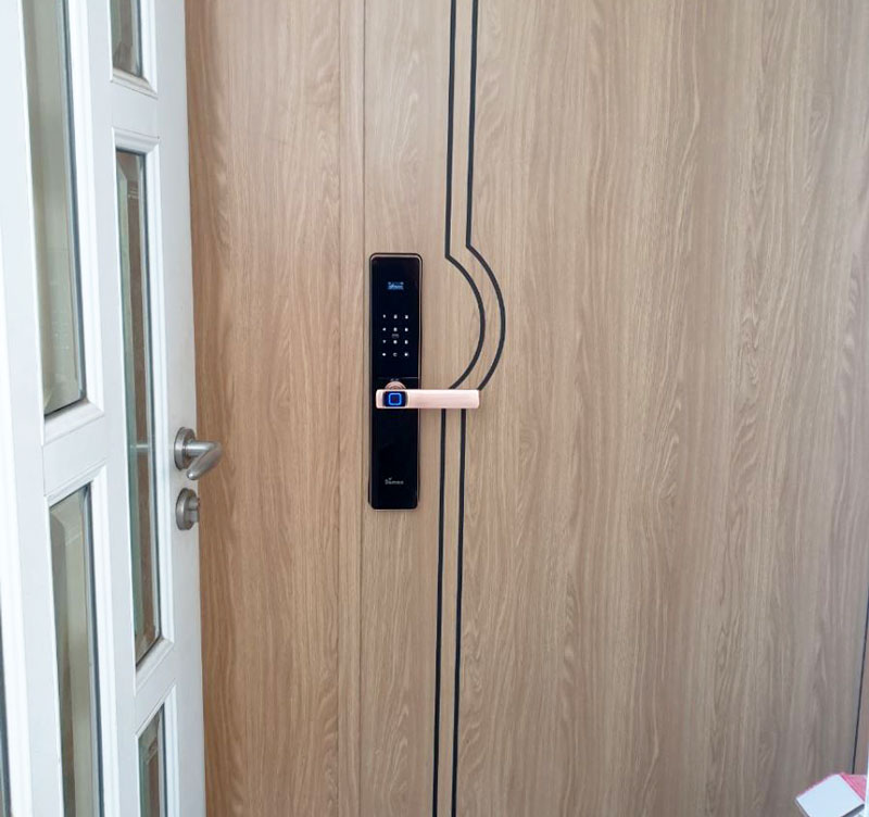 Khóa cửa vân tay Demax EL622 AC giá rẻ