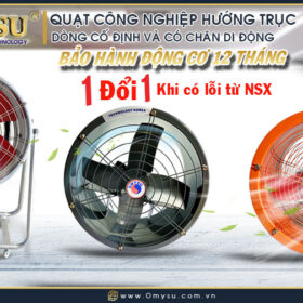Quạt hướng trục công nghiệp: Giải pháp lưu thông không khí hiệu quả