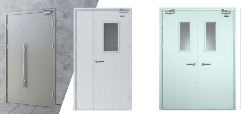 Tìm hiểu chi tiết về cửa chống cháy 2 cánh lệch 