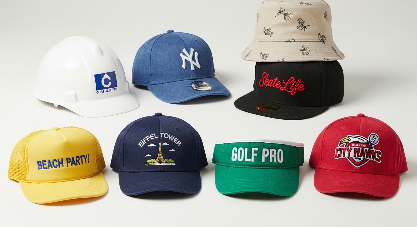 Các loại nón phổ biến