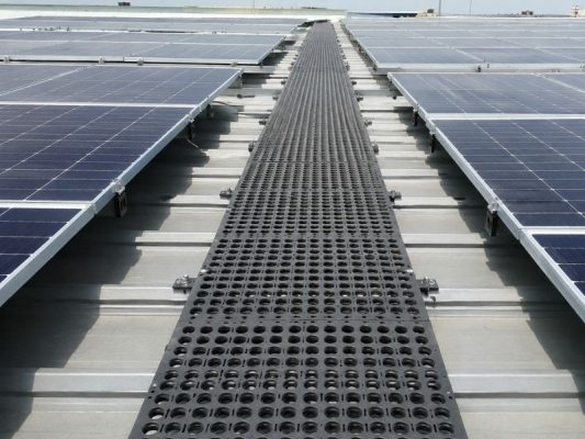 Sàn thao tác solar sơn tĩnh điện