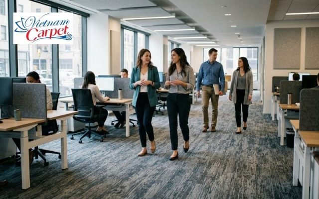 Thảm cuộn giúp giảm tiếng ồn hiệu quả 