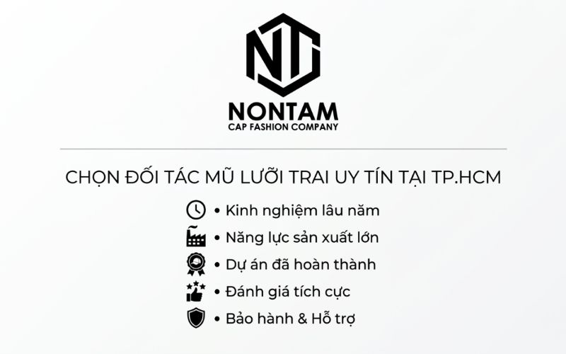 Nón Tâm- xưởng sản xuất nón kết tại tphcm