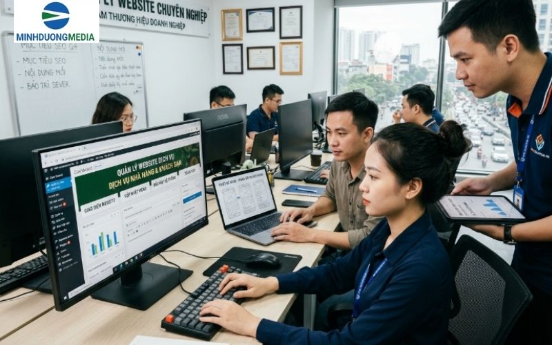 Ngành dịch vụ cần duy trì website chuyên nghiệp