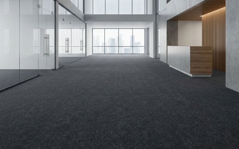 Thảm nỉ trải sàn văn phòng giúp cách âm hiệu quả 