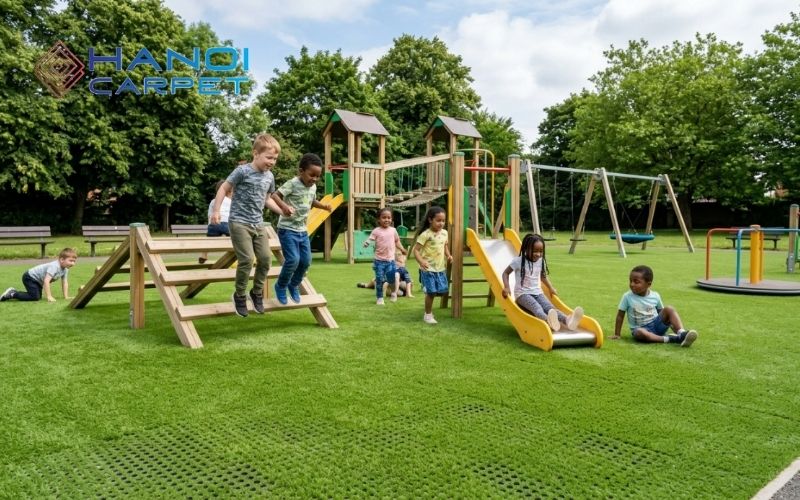 Hanoi Carpet - Đơn vị thi công thảm cỏ nhân tạo chuyên nghiệp 