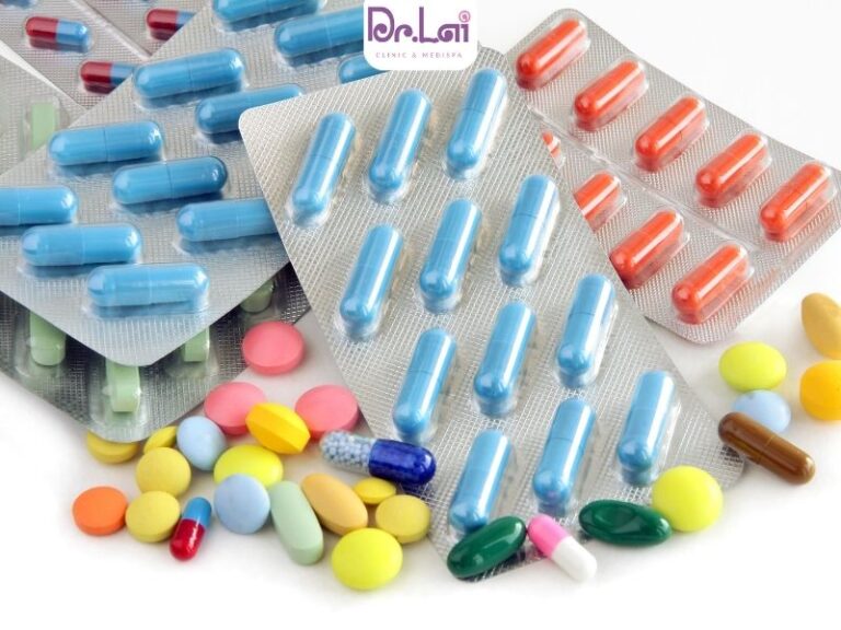 Trị mụn trứng cá ở cổ bằng thuốc