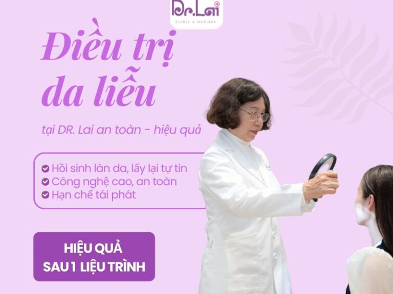 Điều trị mụn trứng cá ở trán tại Dr.Lai