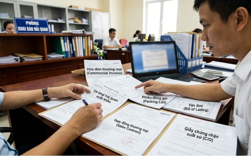 Hồ sơ hải quan hàng xuất nhập khẩu