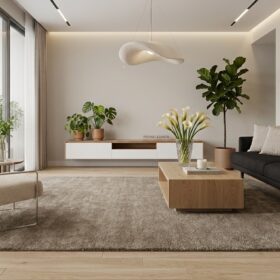 Thảm phòng khách hiện đại – Bí quyết tạo không gian sống sang trọng và tiện nghi